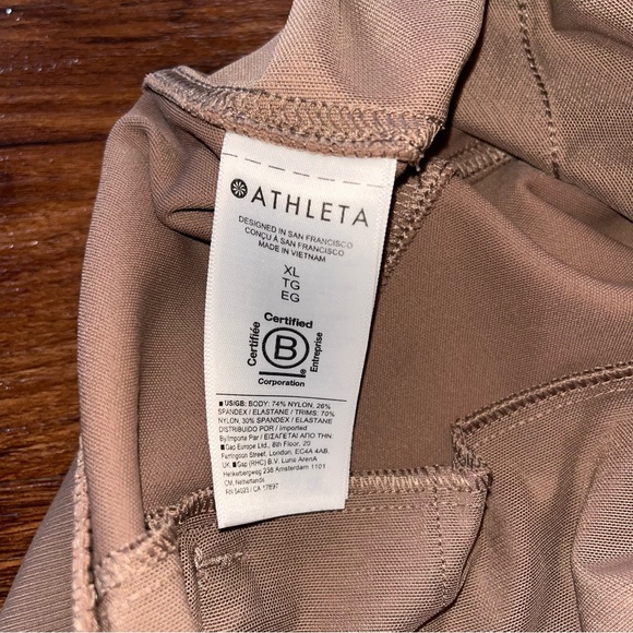 Athleta Venice Jogger Pants Womens XL Rustic Brown Pocket Zip Stretch Pull On - Picture 8 of 10